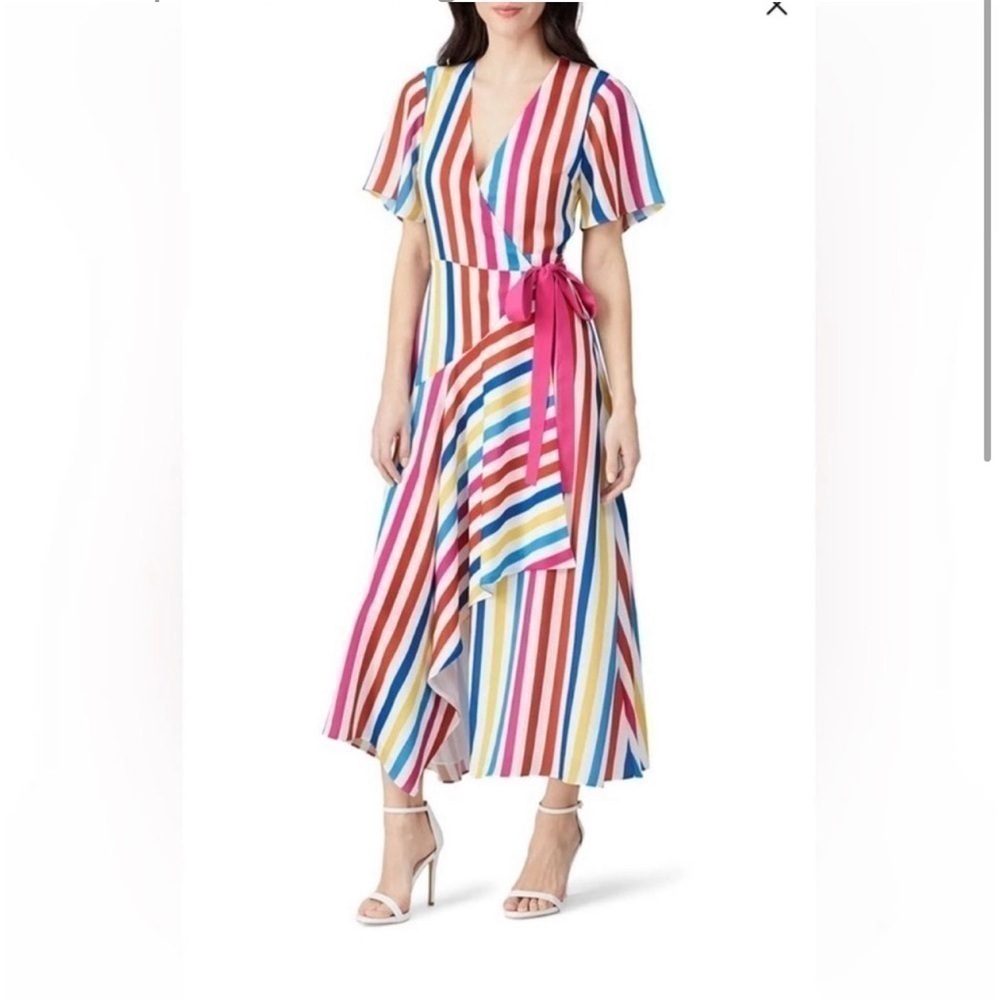 Color Me Courtney Taira Wrap Dress